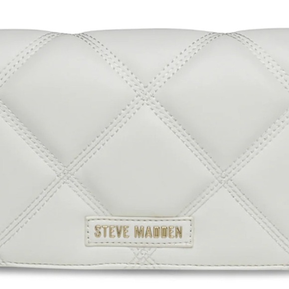STEVE MADDEN ‘BENDUE’ WHITE CROSSBODY PURSE - BNWT - Picture 3 of 13